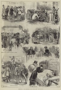 Bocetos en la Exposición de Ganado del Club Smithfield